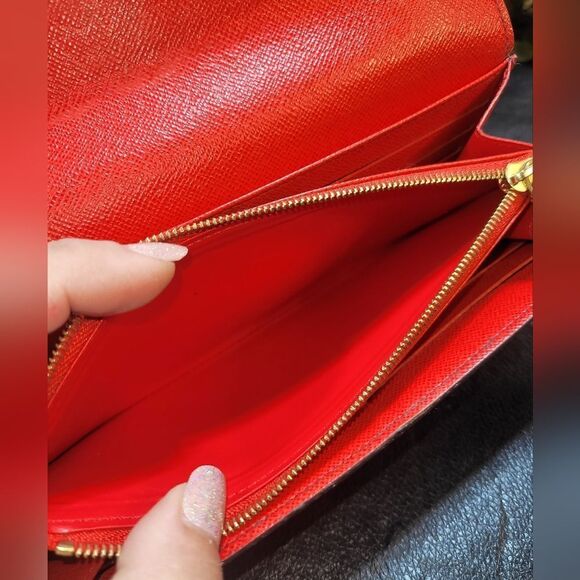 Louis Vuitton Sarah  WalletMonogram Coquelicot Lining box and dustbag Pr… - Picture 11 of 17